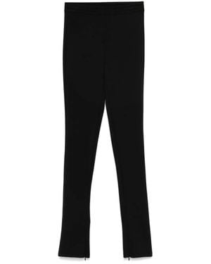 Patrizia Pepe Leggings Con Placca Logo - Nero