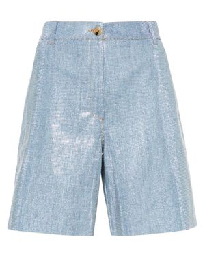 Ermanno Scervino Shorts Con Decorazione - Blu