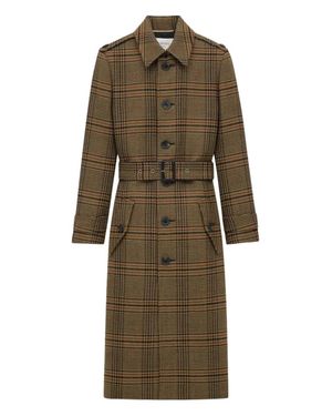 Saint Laurent Cappotto Lungo - Neutro