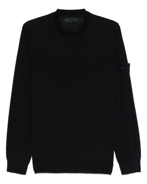 Stone Island 'Rws' Crew-Neck Sweater - Nero
