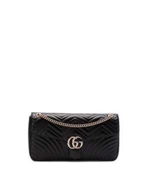 Gucci 'Gg Marmont' Crossbody Bag - Nero