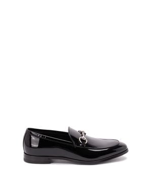 Gucci Loafers Shiny Leather - Bianco