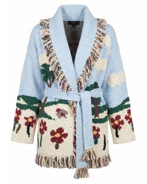Alanui 'Casa Cardigan - Blu