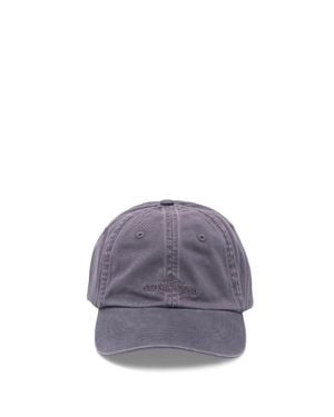 Stone Island Cotton Gabardine Baseball Cap - Viola