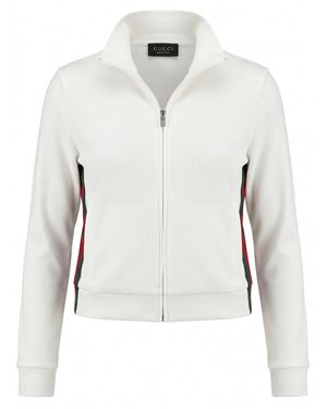 Gucci Zip Sweatshirt - Bianco