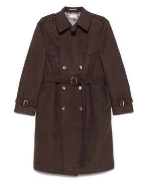 Brunello Cucinelli Overcoat - Marrone