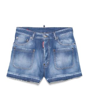 DSquared² Shorts Denim - Blu