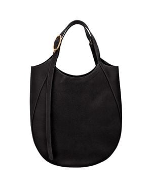 Longchamp 'Le Foulonné' Extra Large Hobo Bag - Nero