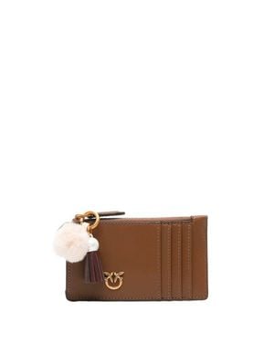 Pinko Airone Card Holder - Marrone