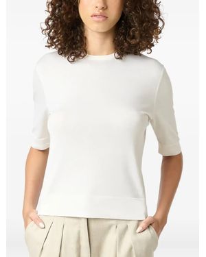 Malo Crew-Neck Sweater - Bianco
