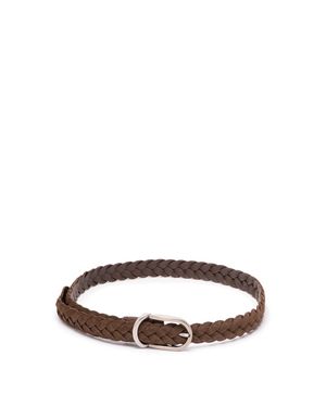 Brunello Cucinelli Braided Belt - Marrone