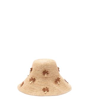Alanui 'Shadow Of The Palm' Raffia Hat - Neutro
