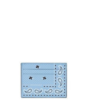 Longchamp Pocket Card Holder - Blu