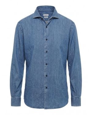 Brunello Cucinelli Denim Shirt - Blu