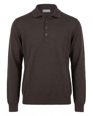 Drumohr Polo-Neck Sweater - Grigio