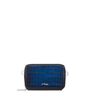 ST Dupont Atelier Small Cigar Pouch - Blue