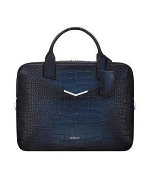 ST Dupont Atelier Briefcase - Blue