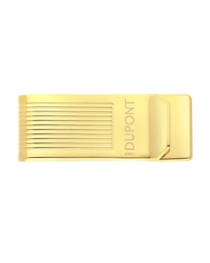 ST Dupont Money Clip Chrome - Yellow