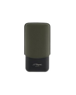 ST Dupont Leather Case - Green