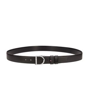 ST Dupont D Logo Reversible Belt - Black