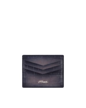 ST Dupont Atelier Card Holder - Blue