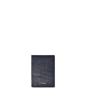ST Dupont Atelier Card Holder - Blue