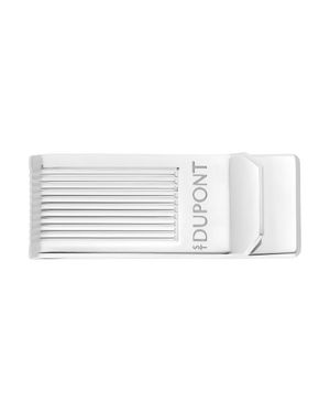 ST Dupont Money Clip Chrome - White