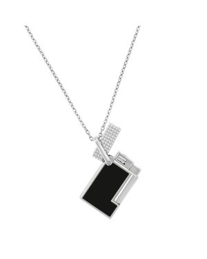 ST Dupont Lighter Necklace Lacquered Lighter - Metallic
