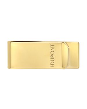 ST Dupont Money Clip Chrome - Yellow