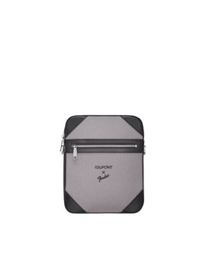 ST Dupont Crossbody Leather And Canvas - Grey