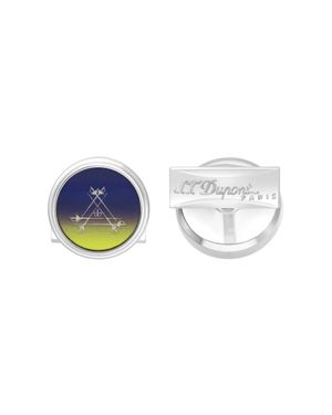 ST Dupont Cufflink Montecristo La Nuit - Blue