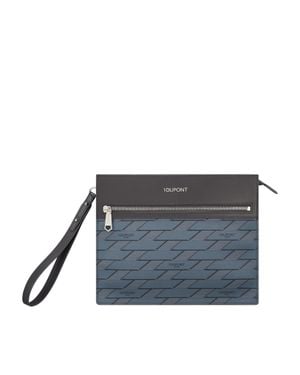 ST Dupont Monogram 1872 Pouch - Blue