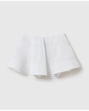 Stella McCartney Poplin Mini Skirt - White