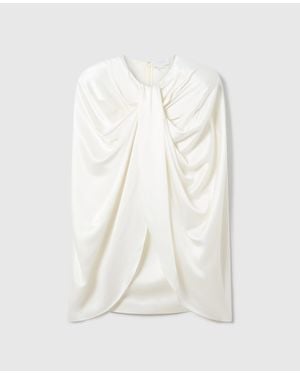 Stella McCartney Cape Mini Dress - White