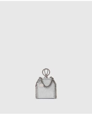 Stella McCartney Falabella Airpods Case Keyring - White