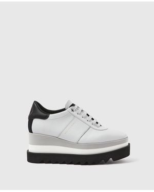 Stella McCartney Sneak-Elyse Platform Sneakers - White