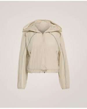 Stella McCartney Truepace Hooded Running Jacket - Natural