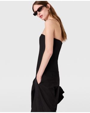 Stella McCartney Strapless Tailored Jumpsuit - White