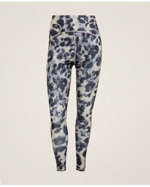 Stella McCartney Truepurpose Leopard Print Training 7/8 Leggings - Blue