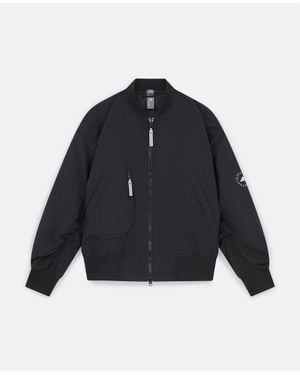 Stella McCartney Truecasuals Woven Bomber Jacket - Blue
