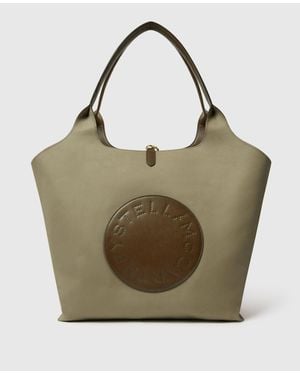 Stella McCartney Logo Reversible Tote Bag - Green