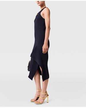 Stella McCartney Cotton Ribbed Dress - Blue