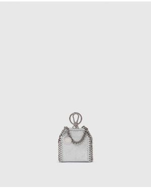 Stella McCartney Falabella Airpods Case Keyring - White
