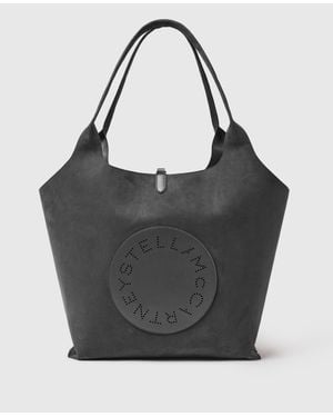 Stella McCartney Logo Reversible Tote Bag - Black
