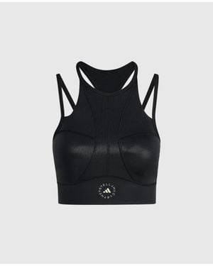 Stella McCartney Truepurpose Training Micro Dot Bra - Black