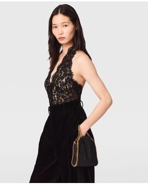 Stella McCartney Halterneck Lace Top - Black