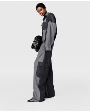 Stella McCartney Paneled Oversized Shirt - White