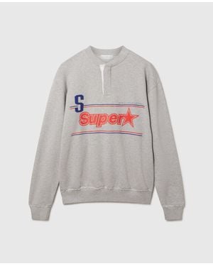 Stella McCartney Superstar Cotton Sweatshirt - Grey