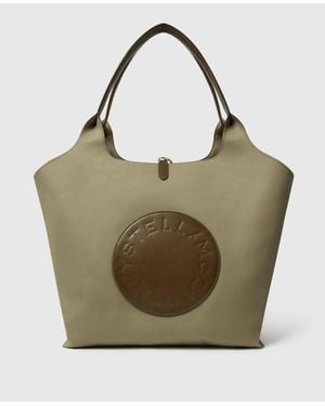 Stella McCartney Logo Reversible Tote Bag - Green