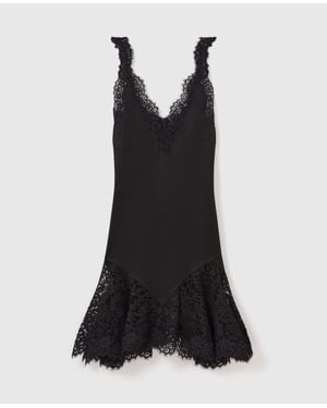 Stella McCartney Lace-Trimmed Dress - Black